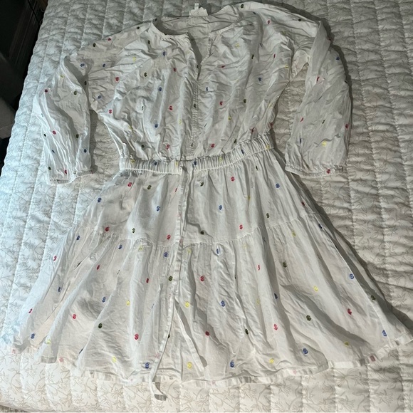 Lou & Grey Rainbow Clip long Sleeve Shirtdress Size XS - Picture 4 of 9